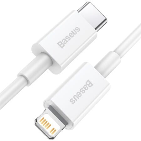 Кабель USB-C BASEUS Superior Series Fast Charging, Type-C - Lightning, 20W, 2 м, белый - 5