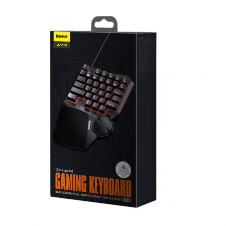 Игровая клавиатура BASEUS GAMO One-Handed GK01, черный - 5