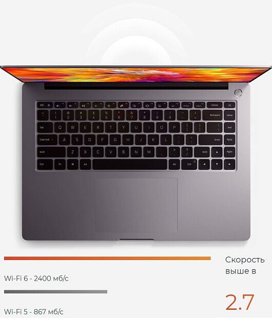 Ноутбук RedmiBook Pro 15 Ryzen R5 16GB/512GB JYU4336CN (Grey) - 3