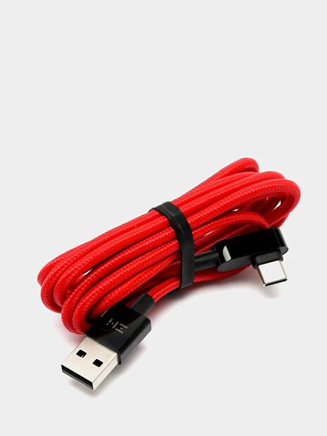 Кабель ZMI USB/Type-C 150 см (Г-образный) AL755 (Red) - 4