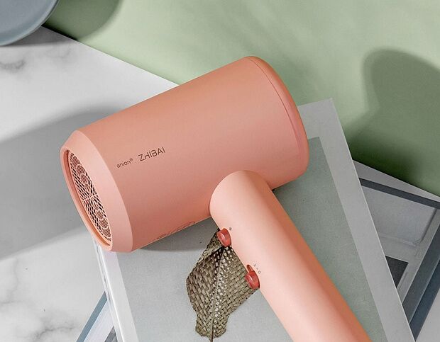 Фен для волос Zhibai Ion Hair Dryer HL311 (Pink/Розовый) - 7