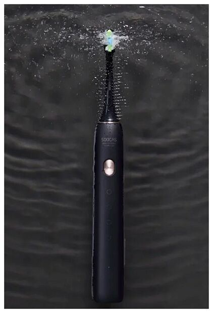 Электрическая зубная щетка Soocas Sonic Electric Toothbrush X3U RU (3 насадки и футляр), черный - 5