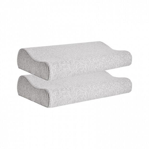 Набор подушек Mijia Neck Support Memory Foam Pillow 2 Pack (Grey/Серый) 