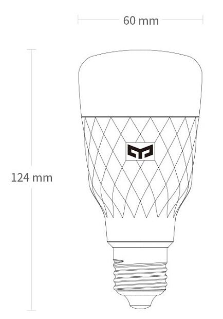 Умная лампочка Yeelight Smart Led Bulb 1S YLDP15YL (Dimmable) - 5