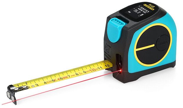 Лазерная рулетка Mileseey Laser Ranging Tape Measure 60m (Blue) - 3