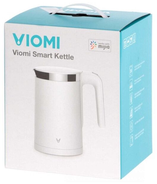 Электрочайник Viomi Smart Kettle Bluetooth V-SK152B (White/Белый) - 4