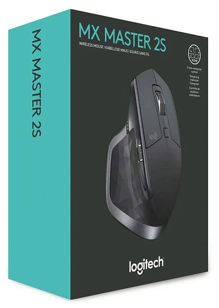 Беспроводная мышь Logitech MX Master 2S Wireless Bluetooth Mouse (Black/Черный) - 6