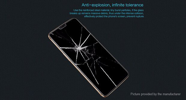 Защитное стекло для OnePlus 6 Nillkin H Anti-Explosion Glass Screen Protector 0.33mm - 7
